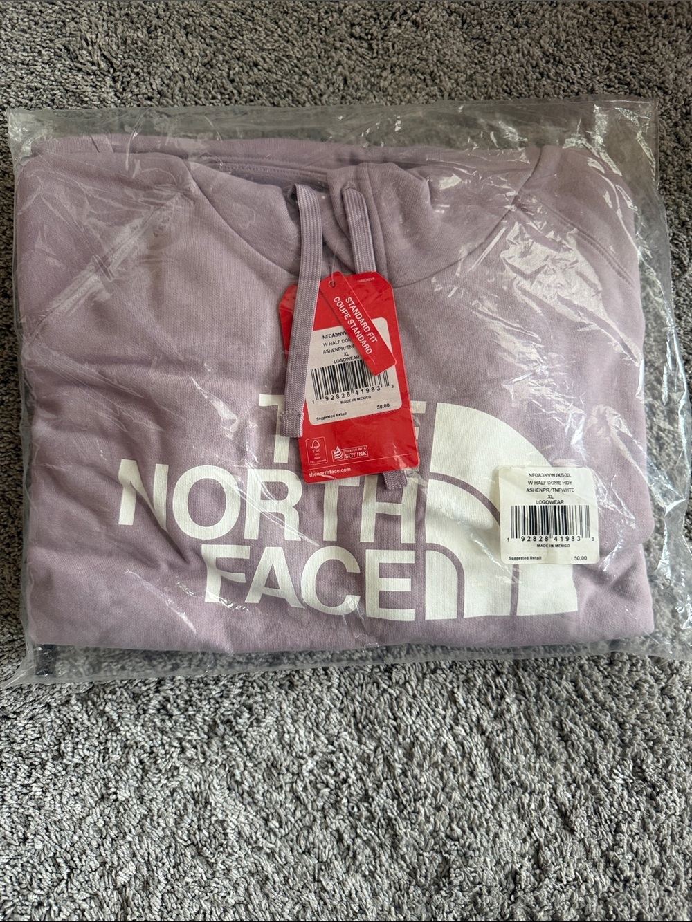 The North Face Lilac Logo Pullover Hoodie